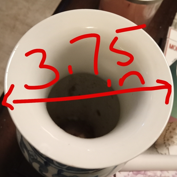 2pc lot blue& white Chinese porcelain vases - Picture 4 of 13